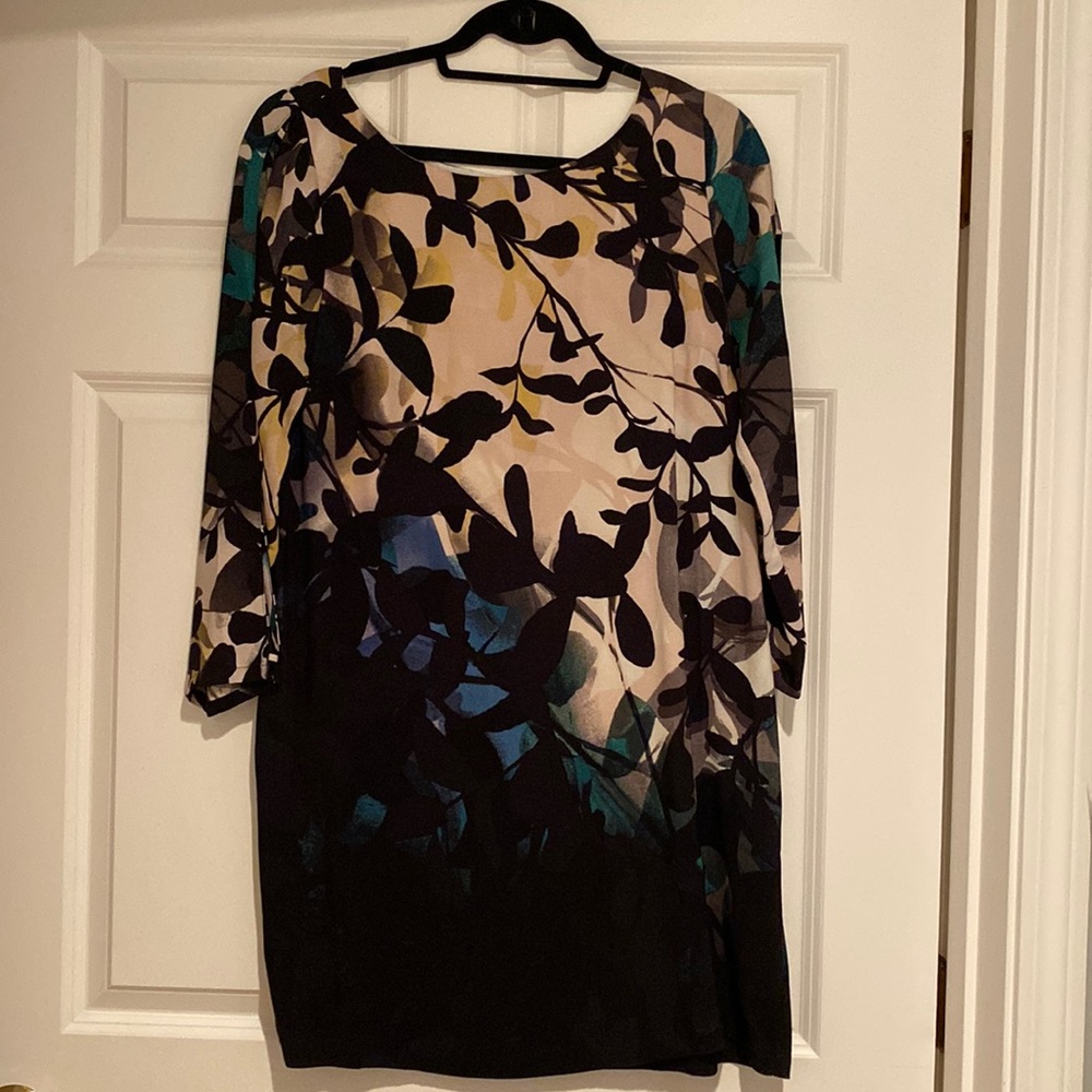 Maeve long sleeve shift dress with cutout sleeve - Anthropologie size SMALL